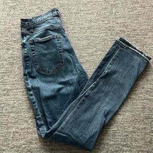 Abercrombie & Fitch Dark Blue Straight Leg Jeans